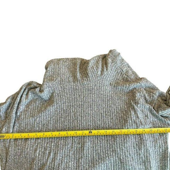 Anthropologie Saturday Sunday Gray Cowl‎ Neck Oversized Sweater Womens XS - Picture 4 of 7